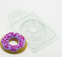 Изображение Форма пластиковая Пончик с глазурью